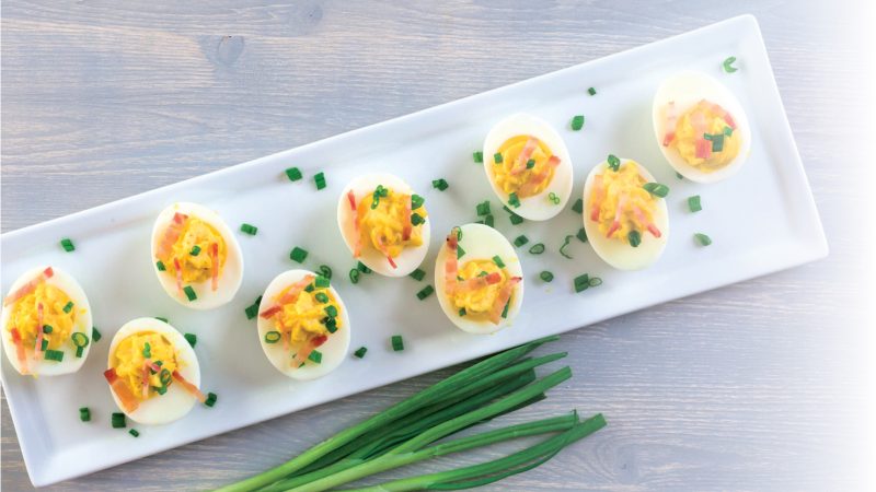 Huevos con Relleno Vegetal