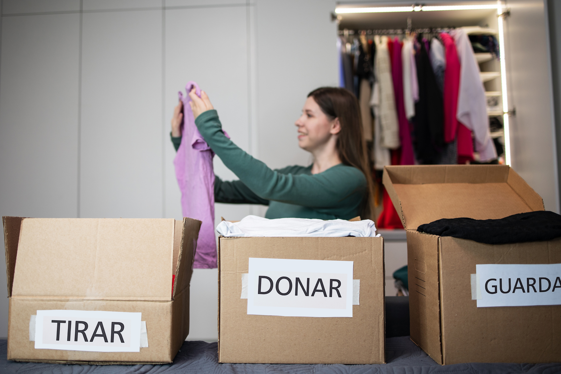 Organiza tu casa con el método de las tres cajas